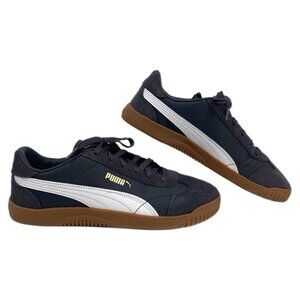 Puma Classic Navy Blue White Sneakers | Size 9